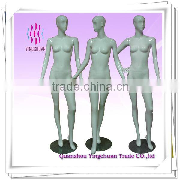 Egg head high end posture display female mannequin