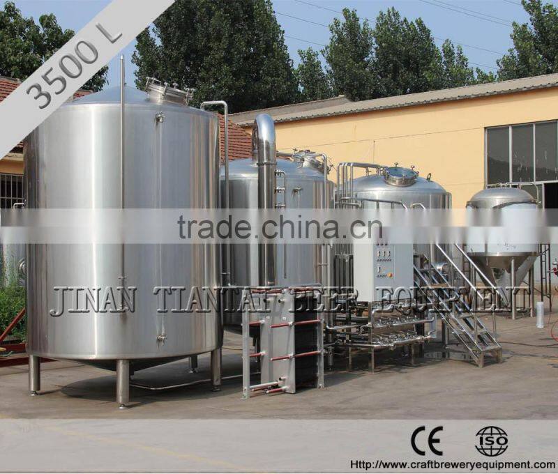 High quality and cheapest 3500L-5000L commerical brewery system