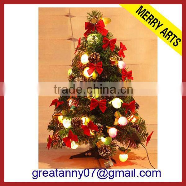 Alibaba express Manufacturers wholesale 2ft (60CM) cheap small colorful artificial pine needles christmas tree for sale