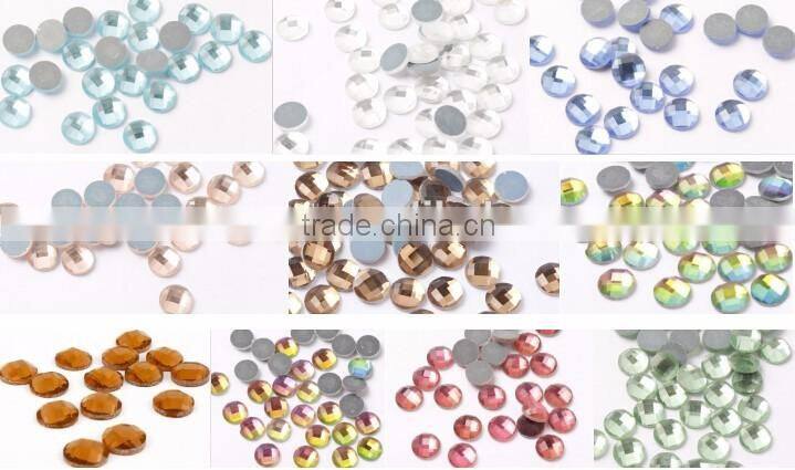 Bulk glass stone.Color circular glass stone,Glass Gemstone For Jewelry