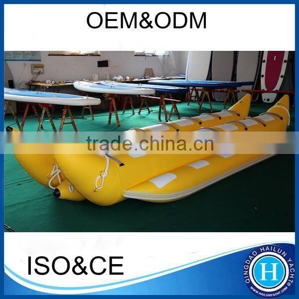 Water sleds inflatable banana 10 persons banana boat for sale
