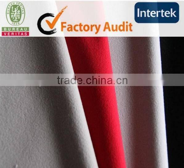 100% polyester super poly brushed sportswear fabric/tricot fabric