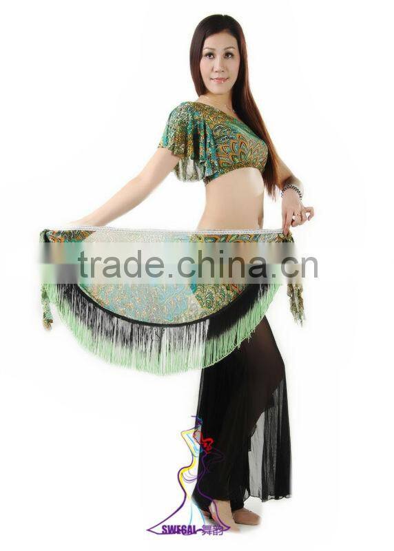 SWEGAL T13008 peacock training cheap belly dance costume
