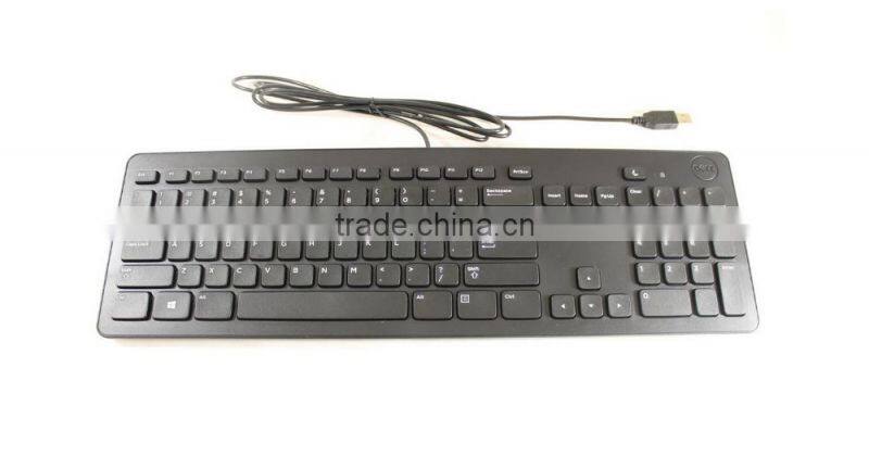 New For Dell Black USB Wired Slim Quiet Keyboard 104-Key GVWNX 0GVWNX KB113