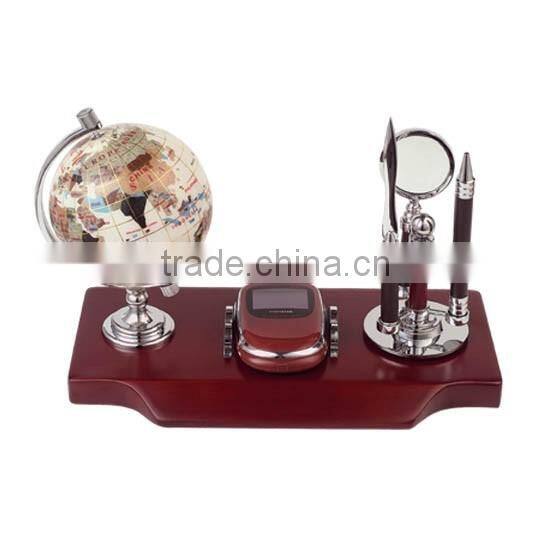 Wholesale Wood Board With Pen Holder And Card Holder For Business Office Sets