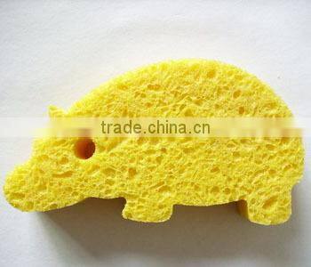 bath sponge , kids cellulose fish sponge
