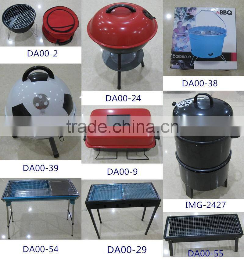 2015 New Arrival Outdoor Foldable Smokeless Charcoal BBQ Grill