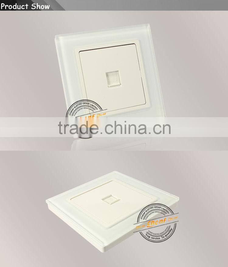 CE Approval Cheaper 5A 250V 1 Gang Wall Telephone Socket