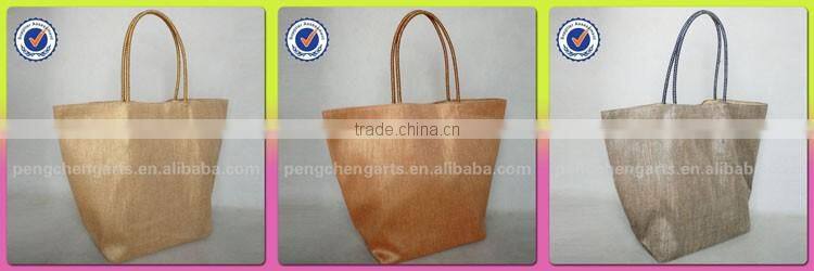 women jute beach bag style fashion shopping handbag