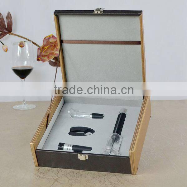 High end luxury red air pump wine corkscrew