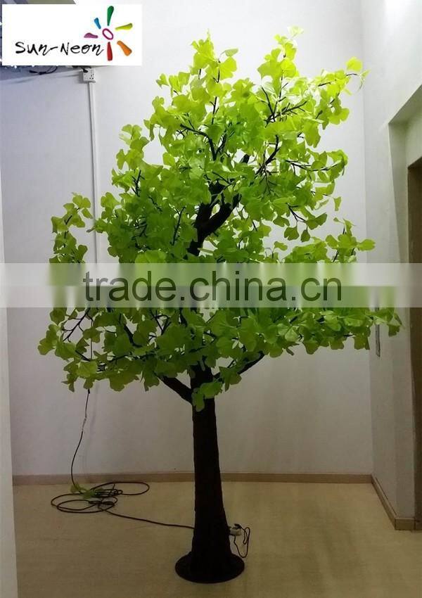 Outdoor decoration nature ginkgo led tree lights outdoor hanging tree light outdoor tree up lights