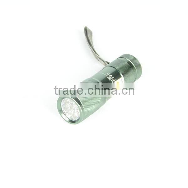 Dry Batteries Operated Aluminum LED Flashlight
