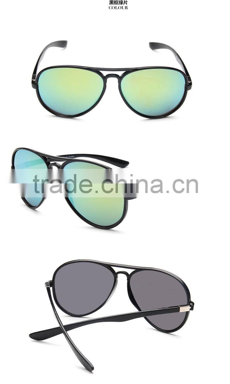 New product fashion sunglasses with color film wholesale