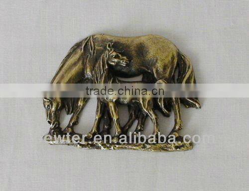 2013 metal horse fridge magnet