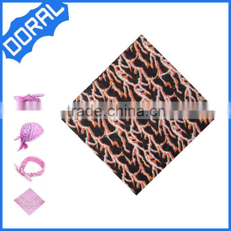 Factory direct sales of high quality environmentally friendly organic soft 100% cotton bandana