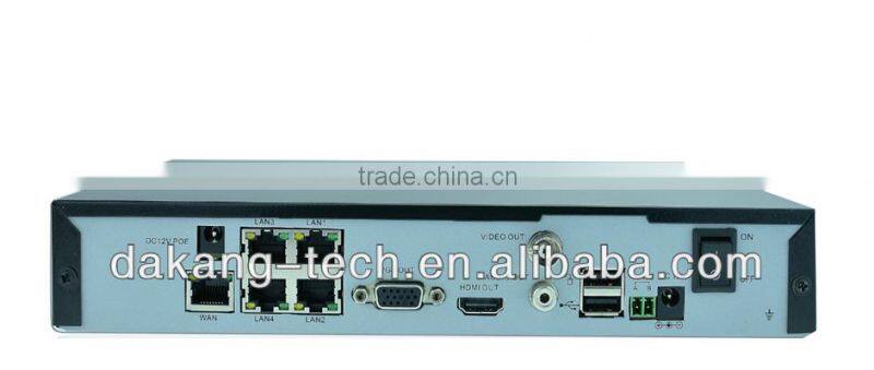 4ch 1080P/960P/720P POE IP camera and POE NVR