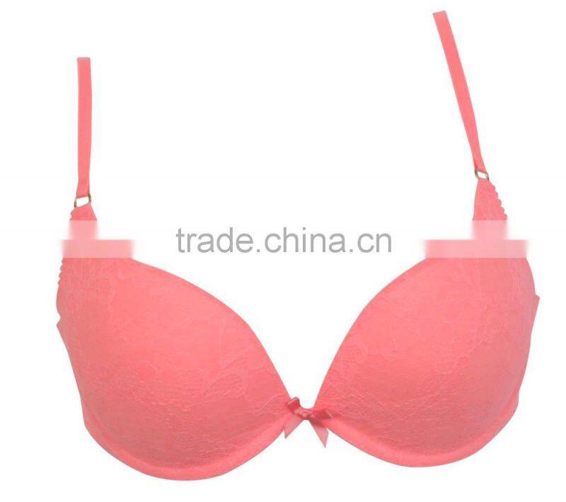 Sexy Lace Push up Bra and Panty New Design Ladies Lingerie