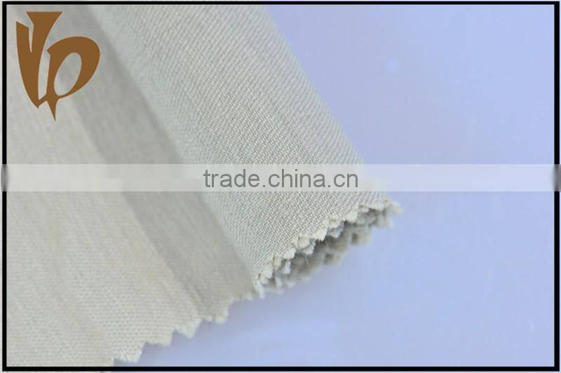 88%linen and 12%tencel interwoven plain dyed fabric for making shirt