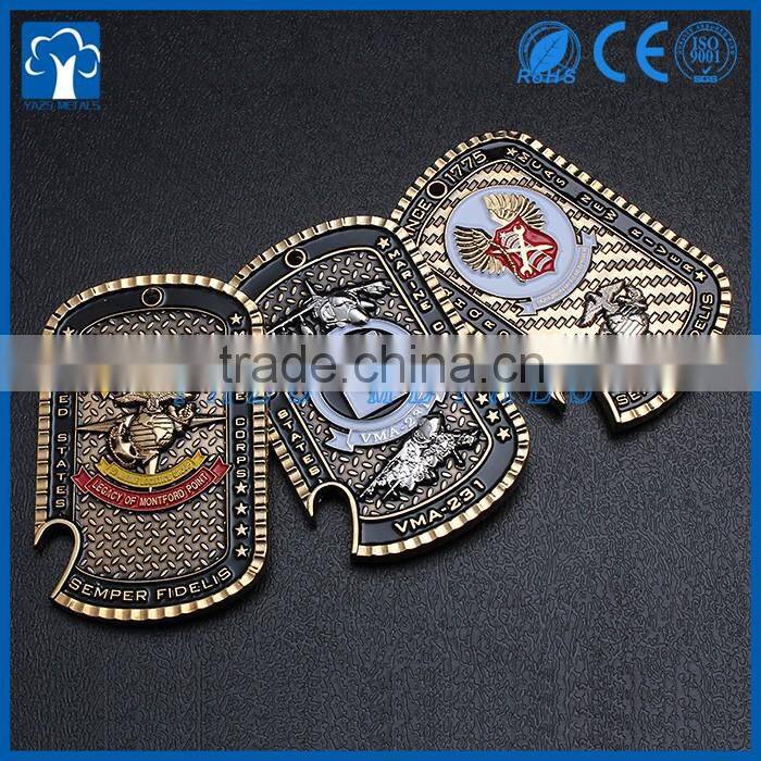 manufacturer enamel metal custom design antique beer bottle opener