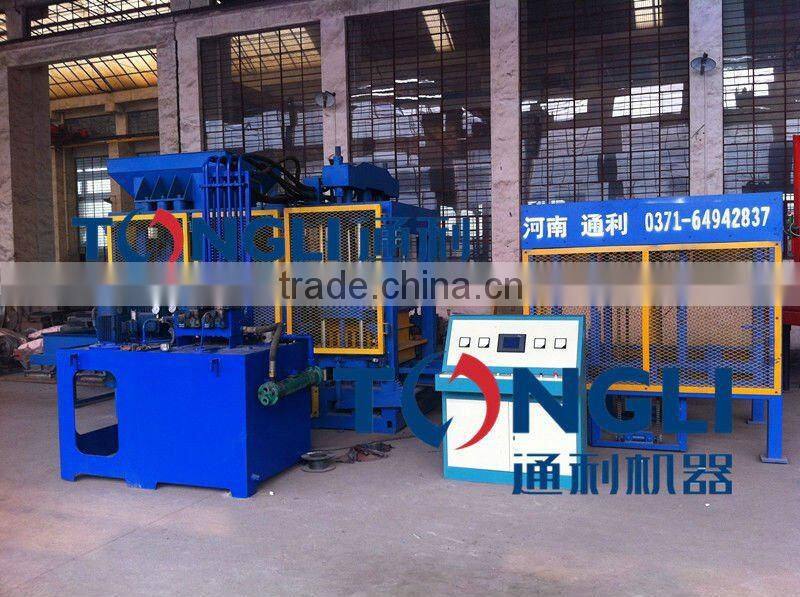 simple concrete brick making machine