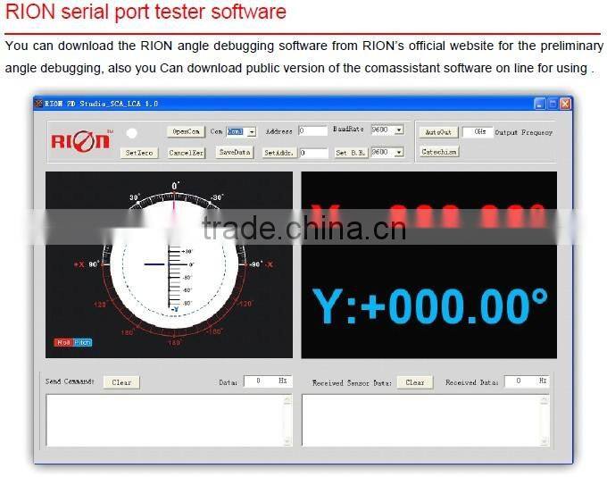 LCA326T Digital Clinometer, Angle Tilt Sensor ,Belel Box Inclinomete With RS232/RS485/RS422/TTL/CAN/PWM/MOD optional interface