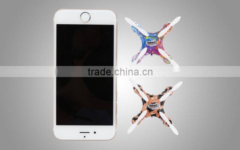 Colorful beauty LED light small electric vehicle 6-axis gyro rc quadcopter