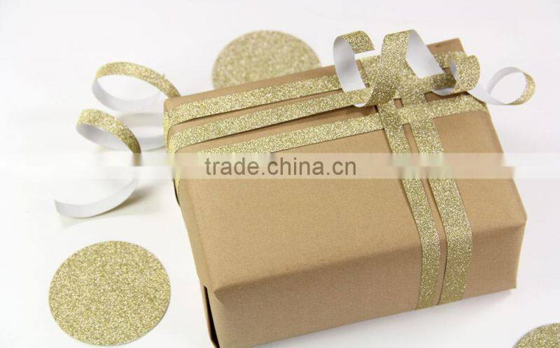 Self Adhesive Glitter Paper With Water Based And Hot Melt Glue