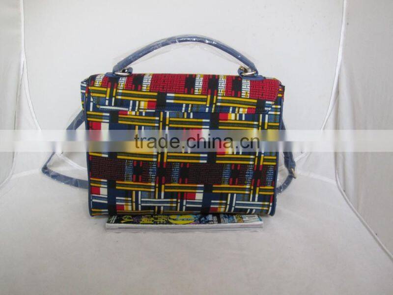 Top quality Designed african wax fabric bag all kinds of ankara fabric handbag