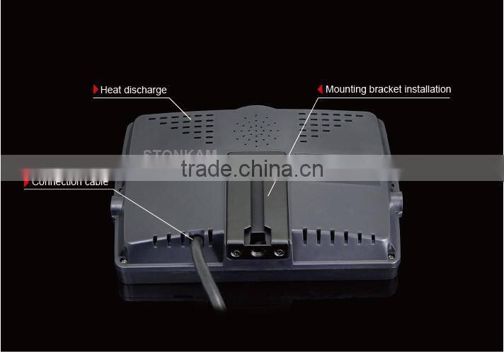 5 inch car safety system with touch button monitor