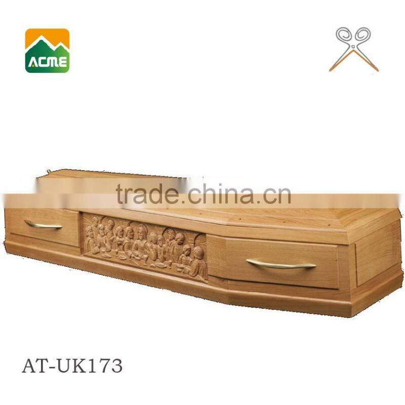 trade assurance supplier reasonable price adult application funeral coffin satin