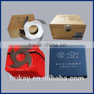 carbide finger joint cutter with 2 teeth for rubber wood cutting
