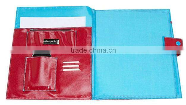 New stylish A4/A5 Slick coated canvas folder