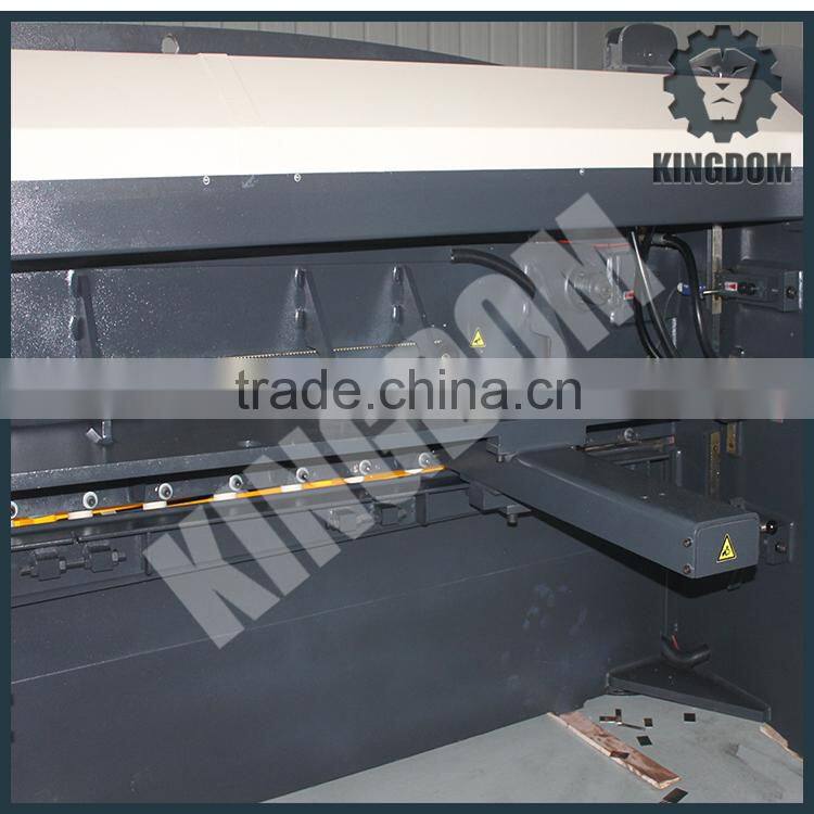 Kingdom QC12Y swing cnc hydraulic shearing machine