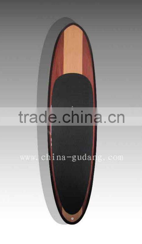 wood veneer supboard fiberglass stand up paddle board EPS sup board surfboard