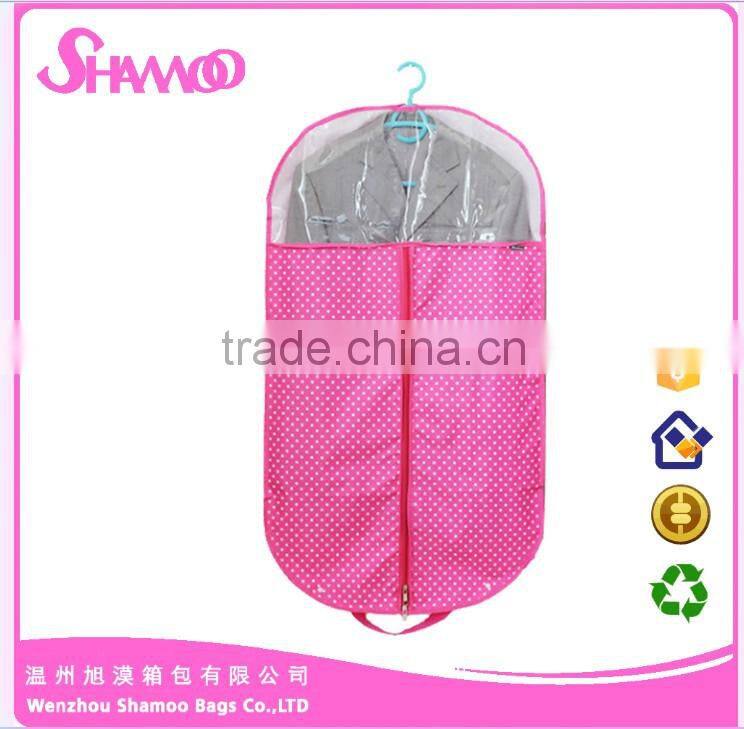 210D Polyester foldable mens suit garment bag