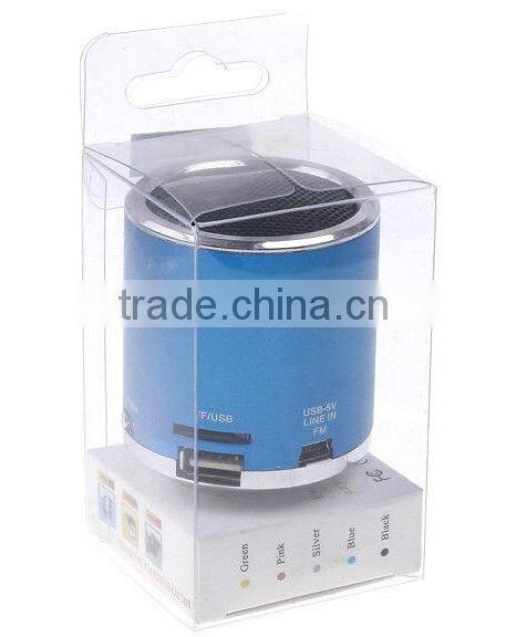 Blue/Red Line in Portable speaker with FM Micro SD TF Stereo Speaker Music MP3 Player Amplifier