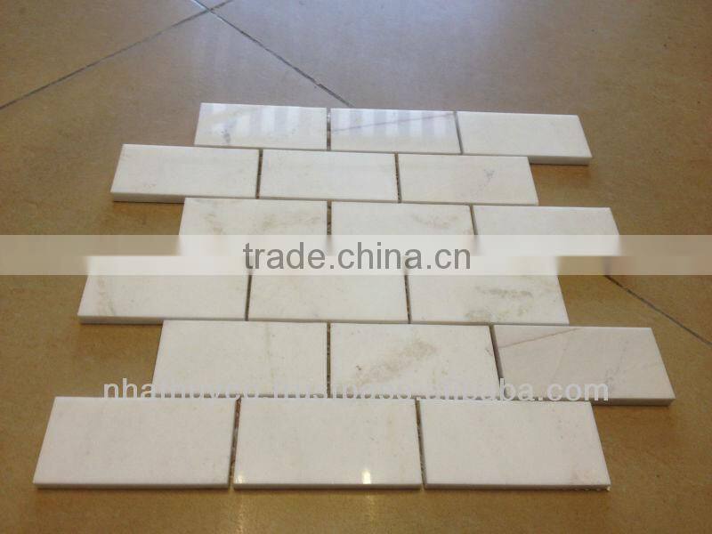 Yellow Marble mosaic tiles