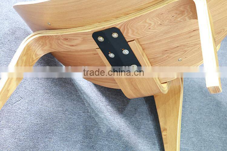 Modern Bend plywood hans wegner ponyhide / cowhide shell chair