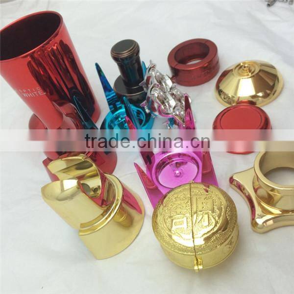 custom die casting perfume metal cap with crown cap perfume bottle with flower cap