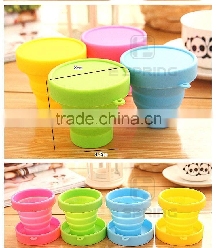 Travel sport camping silicone collapsible cup
