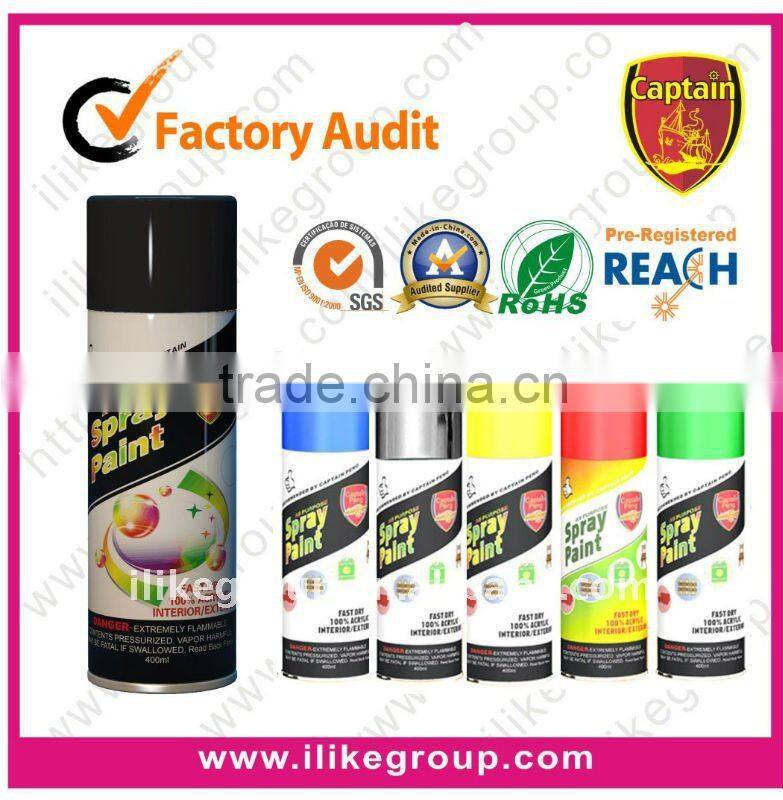 Aeropak Aerosol Touch Up Spray Paint Cans chinese manufacturer/factory (SGS/ROHS)