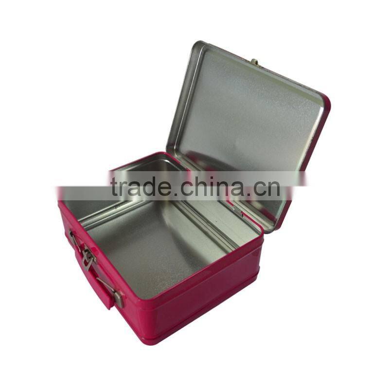 wholesale elegant handbag shaped tin box/handbag samll rectangular custom tin lunch box