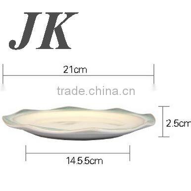 2014 new style exclusive cheap india hotel tableware of 4 pieces with stripe