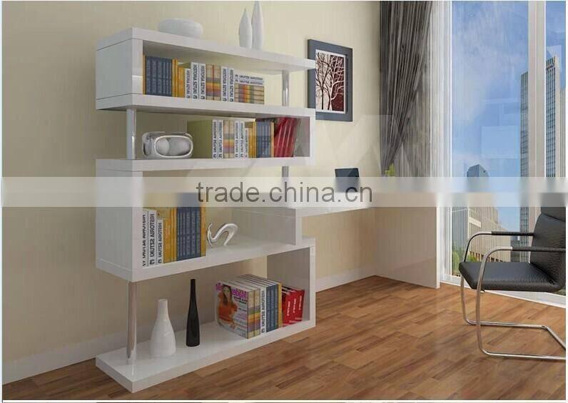 white simple practical home office computer desk