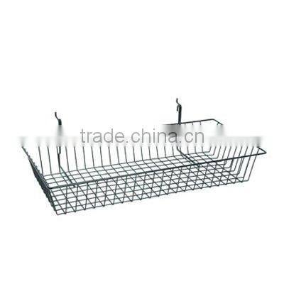 Metal wire supermarket display basket&hanging basket