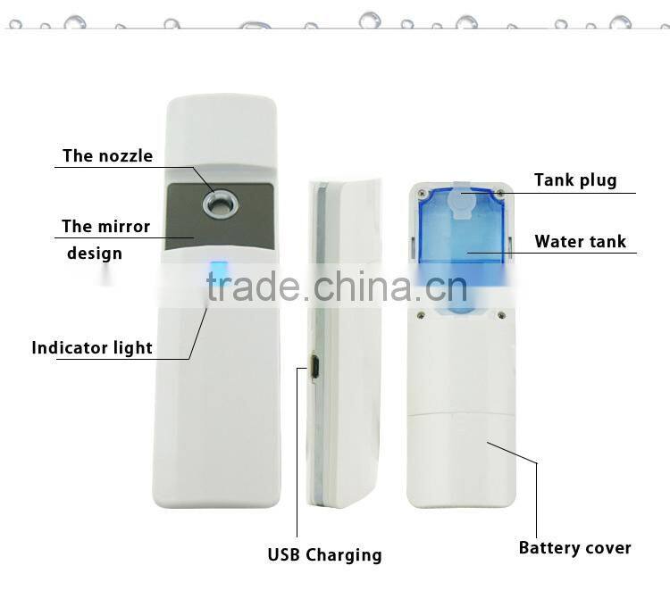 EveryLady usb charging hand held facial steamers