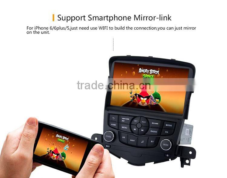 8 Inch 2 din Black screen stereo CPU 1024 600 Android 1GB DDR3 car gps dvd player OEM for Chevrolet Cruze 2008 2011