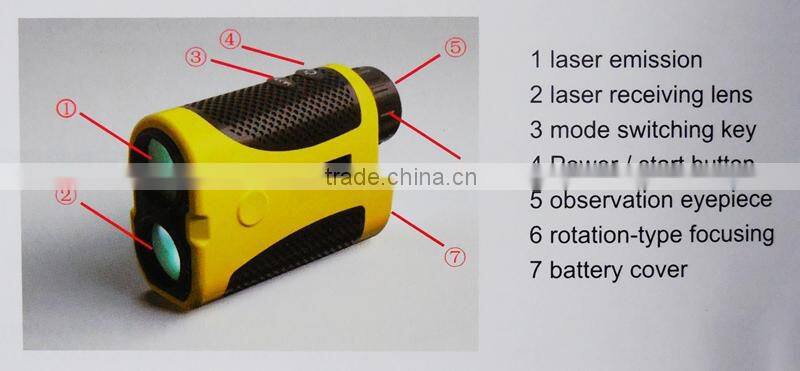 Powerful 6x25mm Long Distance 1200m Golf Laser Range Finder