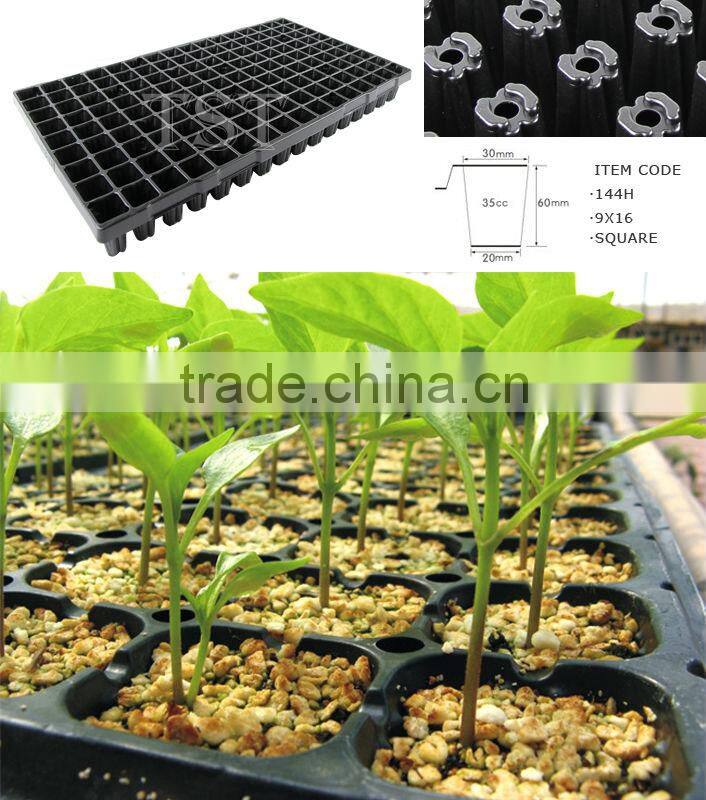 144 Cells Plant Plastic Seedling Tray,Seed Tray,Plug Tray