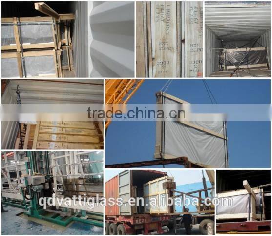 6mm tempered aqualite patterned glass for beach table